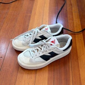 New Balance CT302 White and Black Sneakers